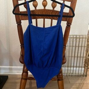 Free People square neck bodysuit